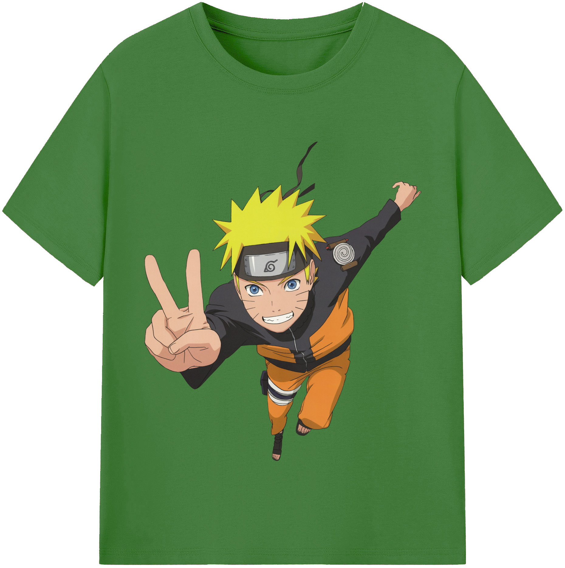 （画像用） NARUTO -ナルト- うずまき ナルト Uzumaki Naruto レディースカジュアルプリントTシャツ（綿100％）